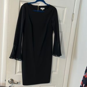 Calvin Klein shift dress, bell sleeve